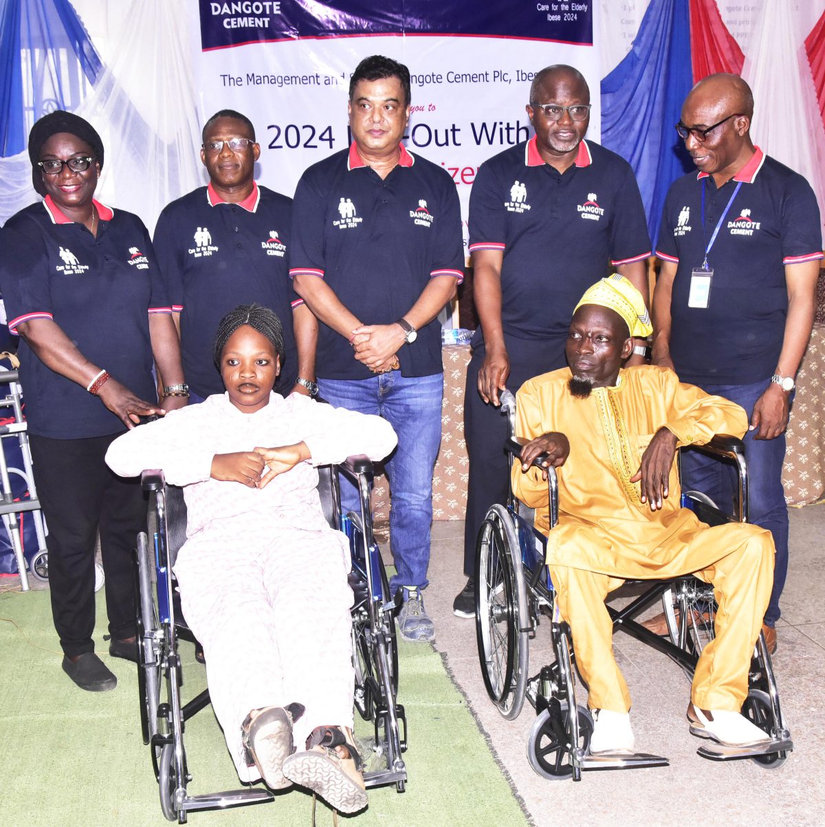 Dangote Cement, Ibese, fetes senior citizens in host communities